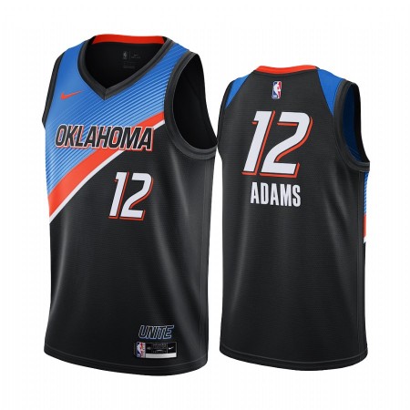 Camiseta Hombre NBA Oklahoma City Thunder Steven Adams 12 2020-21 City Edition Swingman